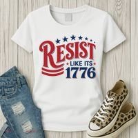 Resist Like Its 1776 Women's T-Shirt thumb 3