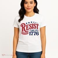 Resist Like Its 1776 Women's T-Shirt thumb 4