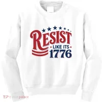 Resist Like Its 1776 Kids Sweatshirt thumb 0