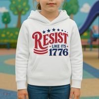 Resist Like Its 1776 Kids Hoodie thumb 3