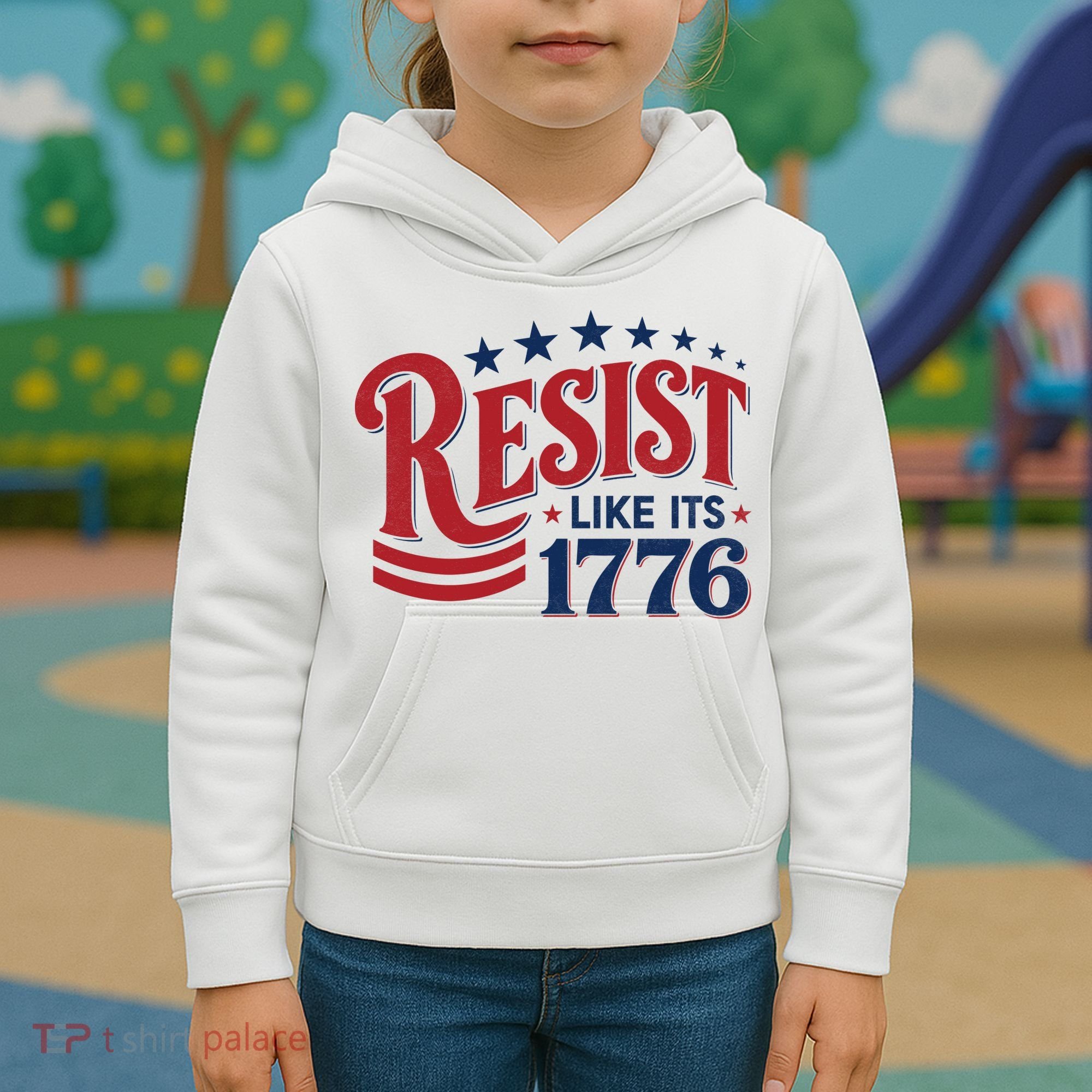 Resist Like Its 1776 Kids Hoodie