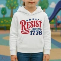 Resist Like Its 1776 Kids Hoodie thumb 3
