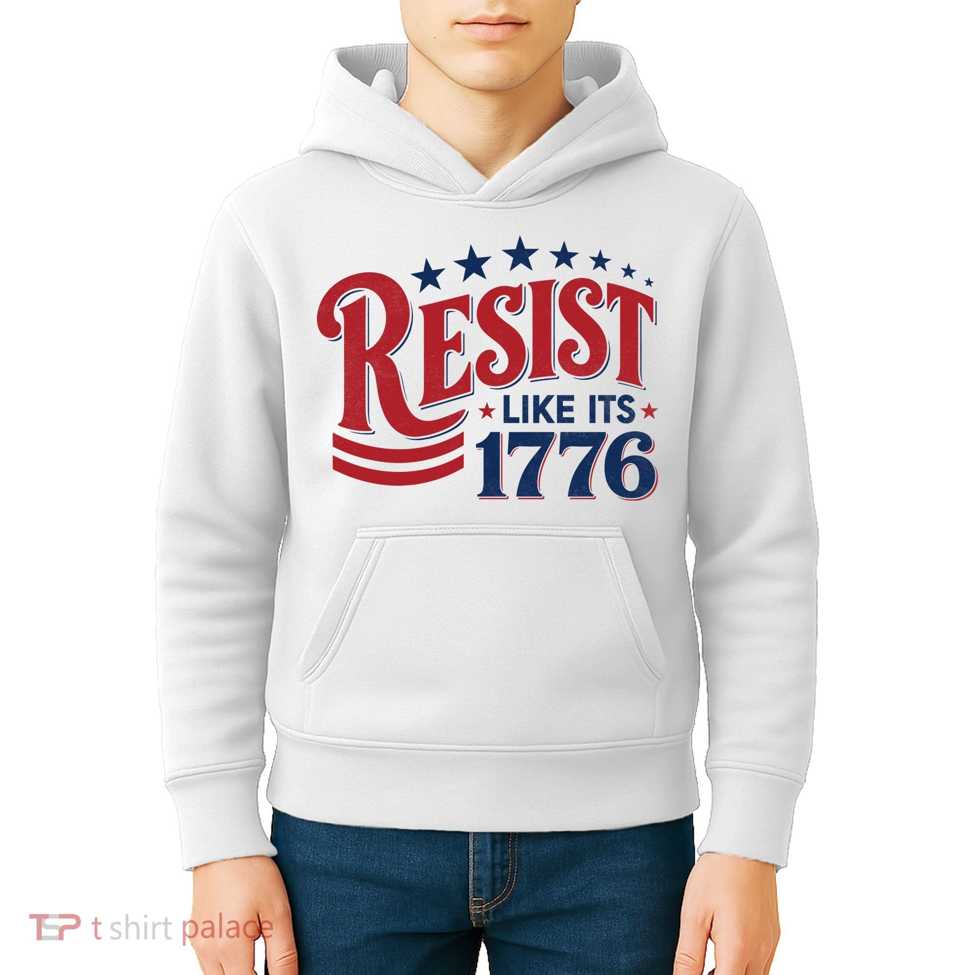 Resist Like Its 1776 Kids Hoodie