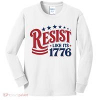 Resist Like Its 1776 Kids Long Sleeve Shirt thumb 0