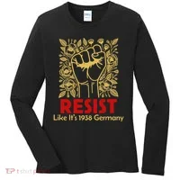 Resist Like Its 1938 Germany Women's Long Sleeve Shirt thumb 0