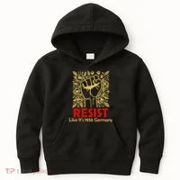 Resist Like Its 1938 Germany Kids Hoodie thumb 0