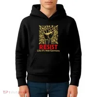 Resist Like Its 1938 Germany Kids Hoodie thumb 4
