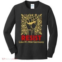 Resist Like Its 1938 Germany Kids Long Sleeve Shirt thumb 0