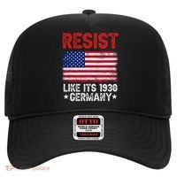 Resist Like Its 1938 Germany Historical Germany USA Flag Hat thumb 0