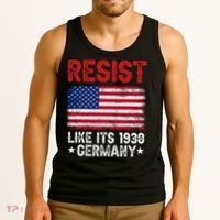 Resist Like Its 1938 Germany Historical Germany USA Flag Tank Top thumb 3