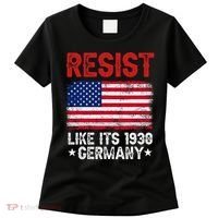 Resist Like Its 1938 Germany Historical Germany USA Flag Women's T-Shirt thumb 0