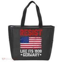 Resist Like Its 1938 Germany Historical Germany USA Flag Tote Bag thumb 0