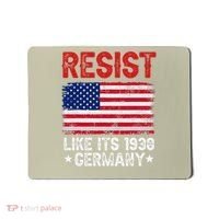 Resist Like Its 1938 Germany Historical Germany USA Flag Mousepad thumb 0