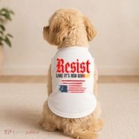Resist Like It's 1938 Germany  Doggie Tank thumb 2
