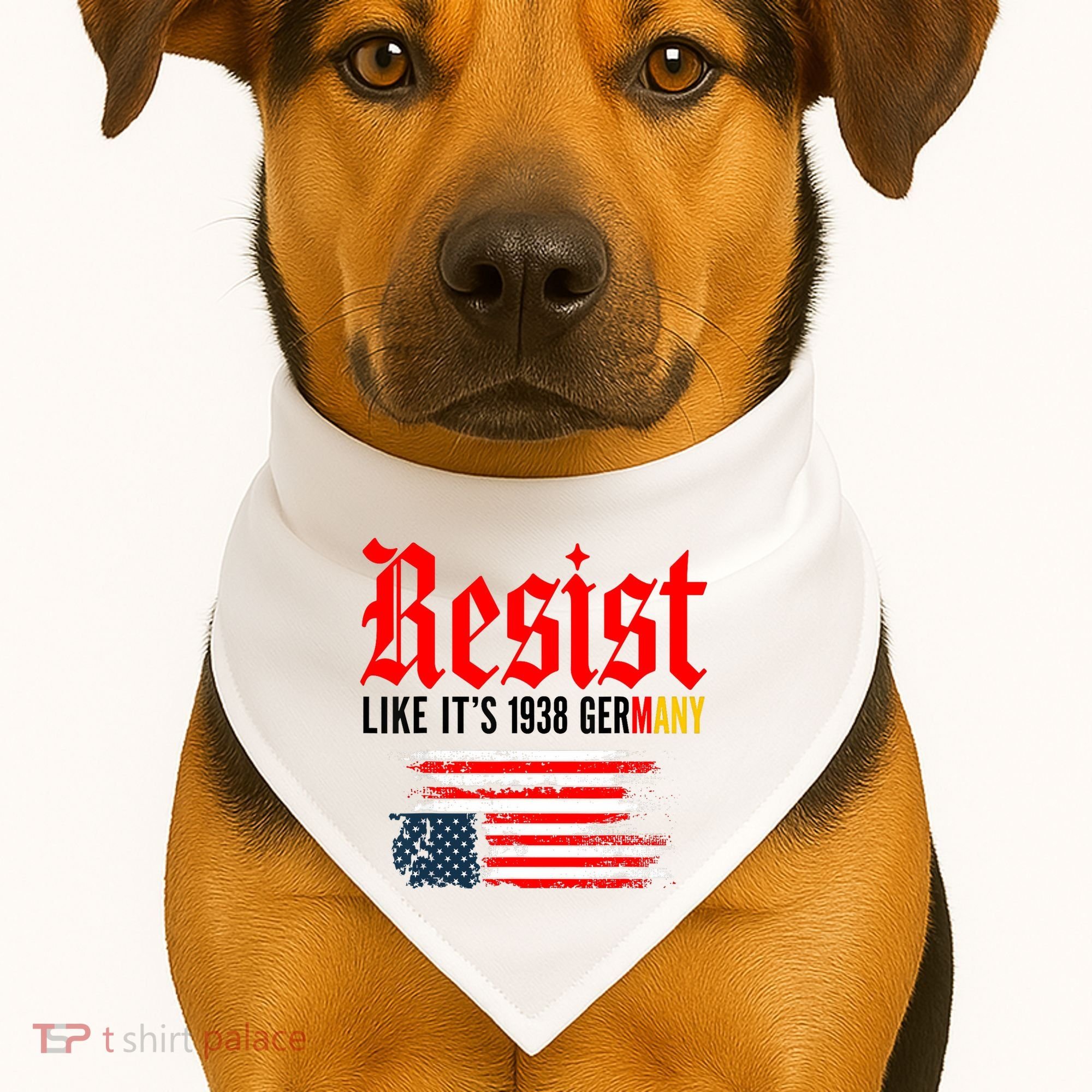 Resist Like It's 1938 Germany  USA-Made Doggie Bandana