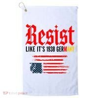 Resist Like It's 1938 Germany  Golf Towel thumb 0