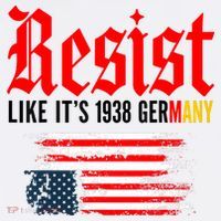 Resist Like It's 1938 Germany  Golf Towel thumb 3