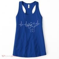 Relationship Lovers In A Heart Line For Couples Gift Women's Tank Top thumb 0