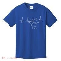 Relationship Lovers In A Heart Line For Couples Gift Kids T-Shirt thumb 0