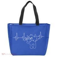 Relationship Lovers In A Heart Line For Couples Gift Tote Bag thumb 0