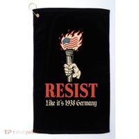 Resist Like Its 1938 Germany Golf Towel thumb 0