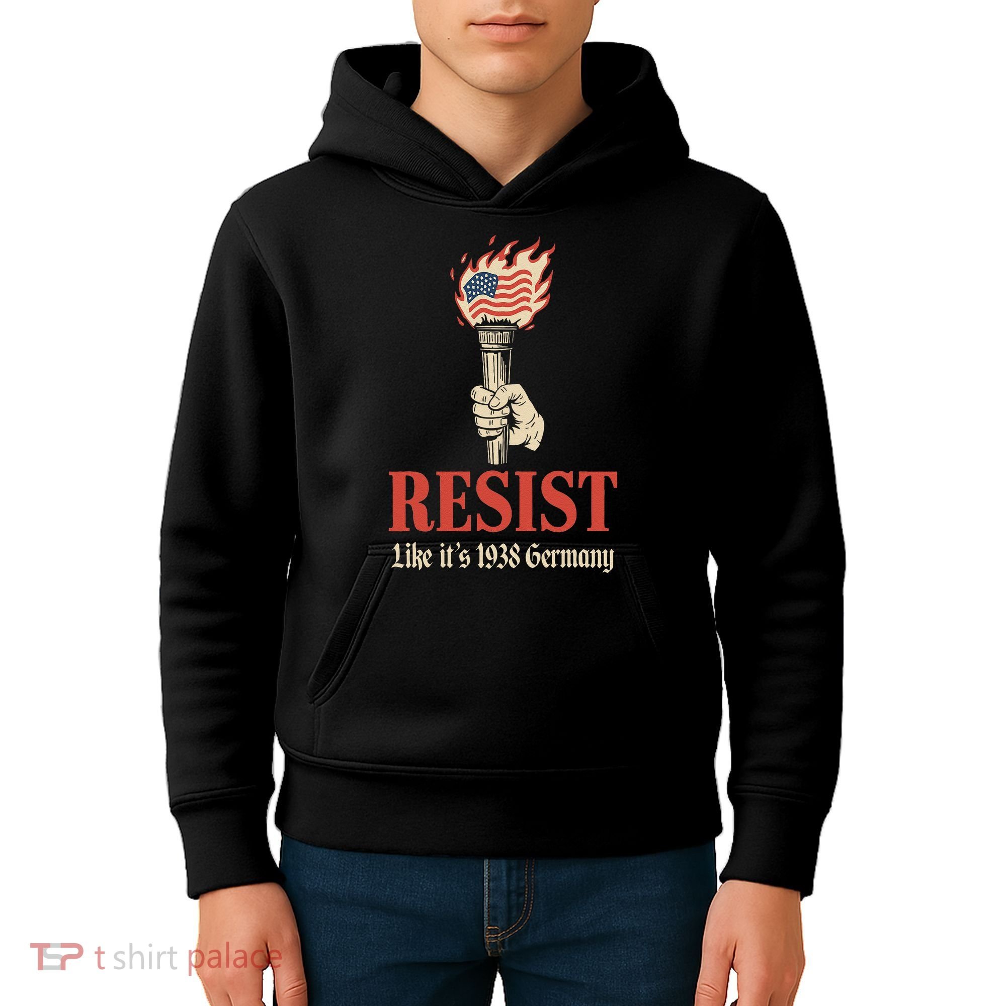Resist Like Its 1938 Germany Kids Hoodie