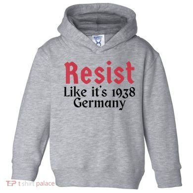 Resist Like It's 1938 Germany Toddler Hoodie