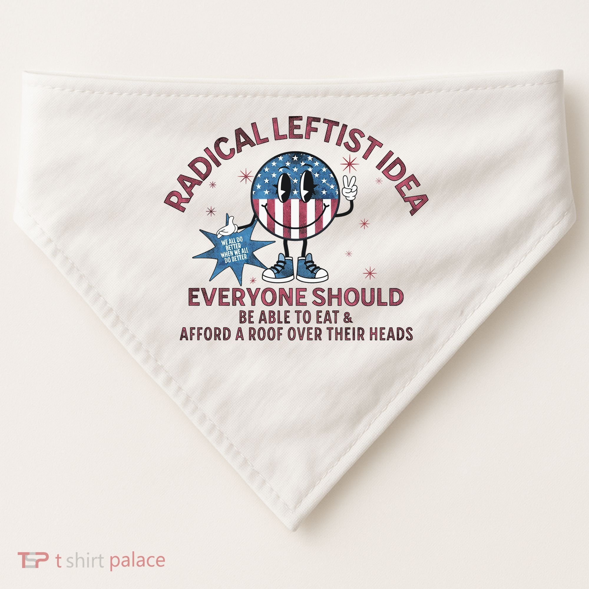Radical Leftist Idea Everyone Should USA-Made Doggie Bandana