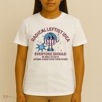 Radical Leftist Idea Everyone Should T-Shirt thumb 4