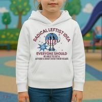 Radical Leftist Idea Everyone Should Kids Hoodie thumb 3