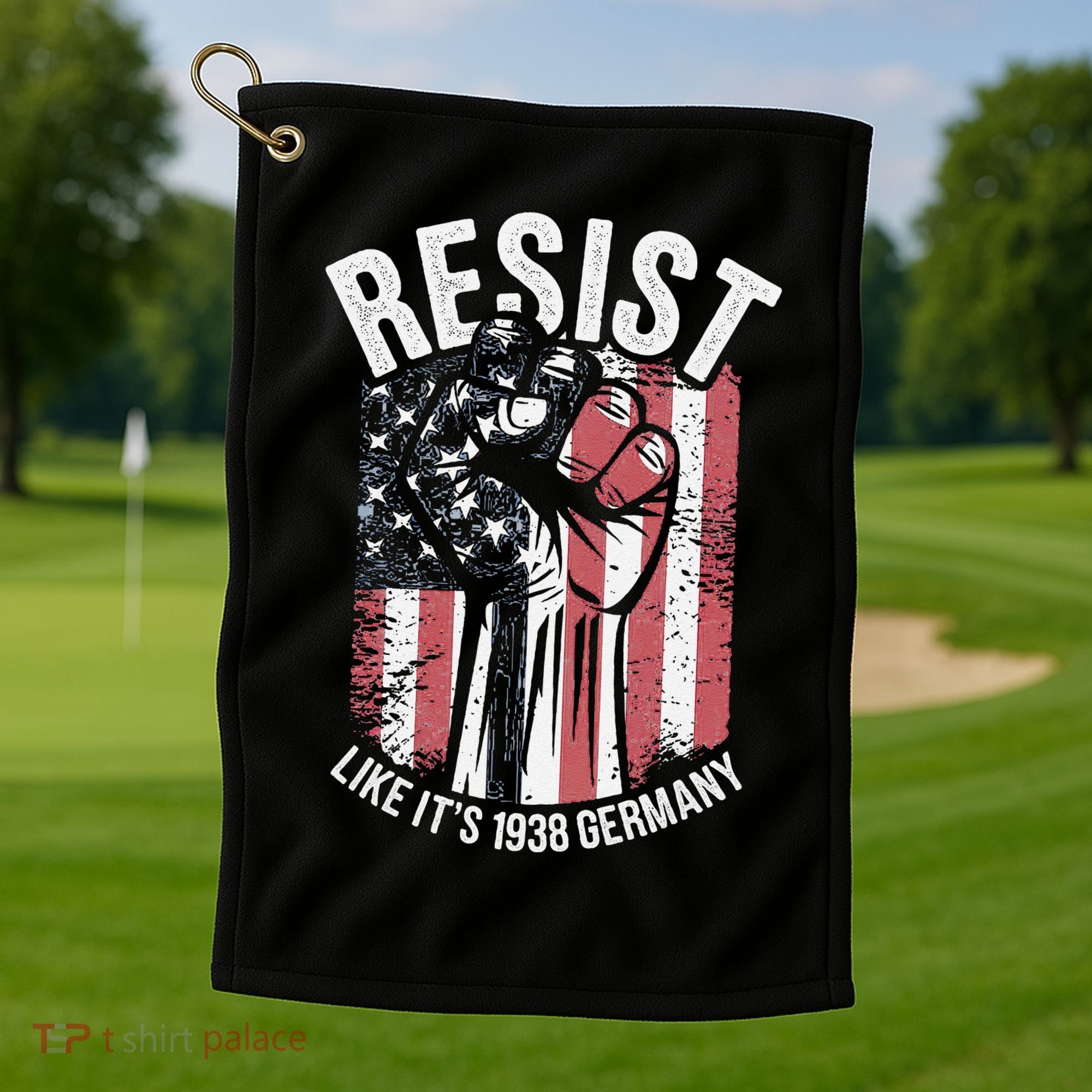 Resist Like Its 1938 Germany Golf Towel