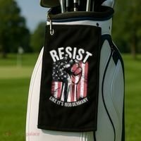 Resist Like Its 1938 Germany Golf Towel thumb 2