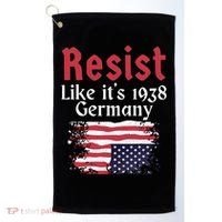 Resist Like It's 1938 Germany Golf Towel thumb 0