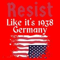 Resist Like It's 1938 Germany Santa Hat thumb 1