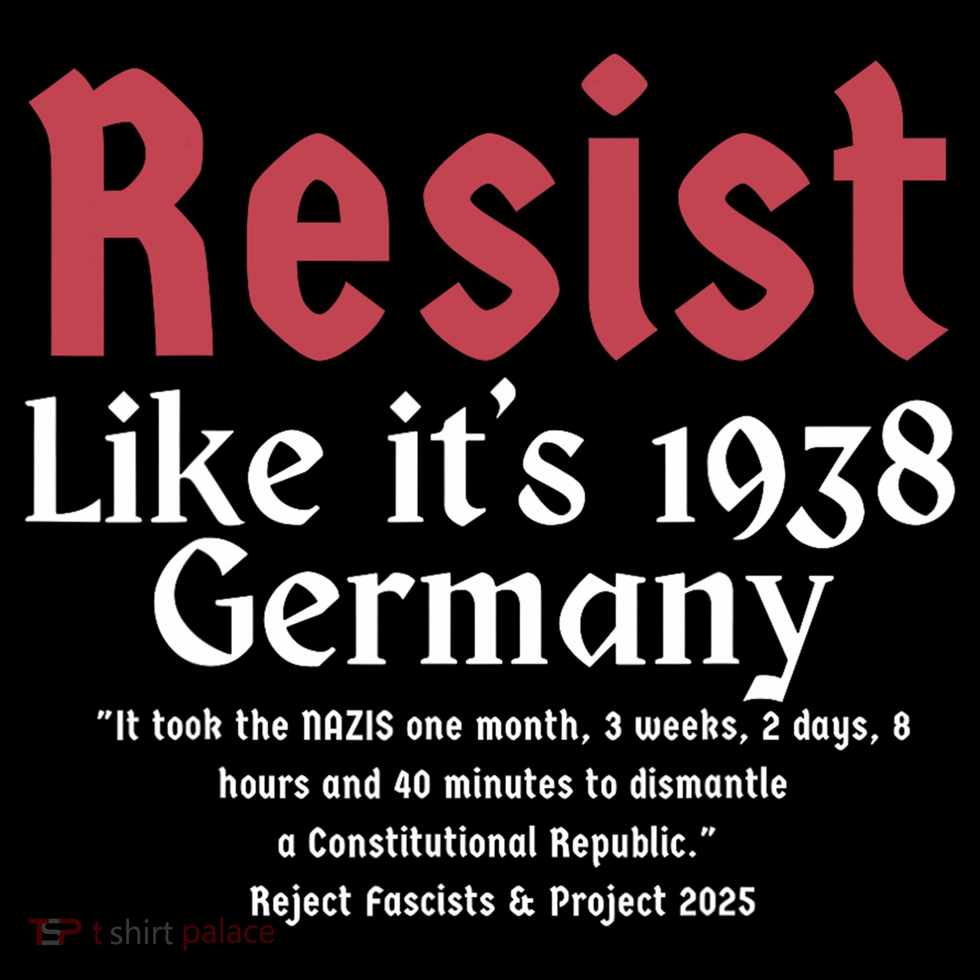 Resist Like It's 1938 Germany Coaster