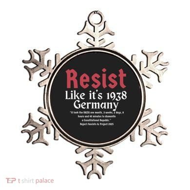 Resist Like It's 1938 Germany Ornament