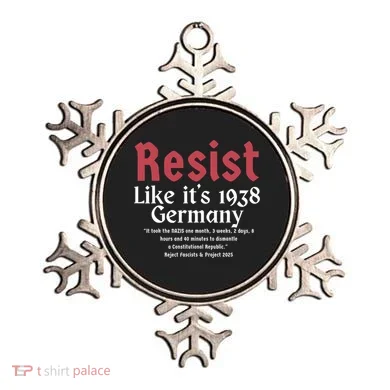 Resist Like It's 1938 Germany Ornament