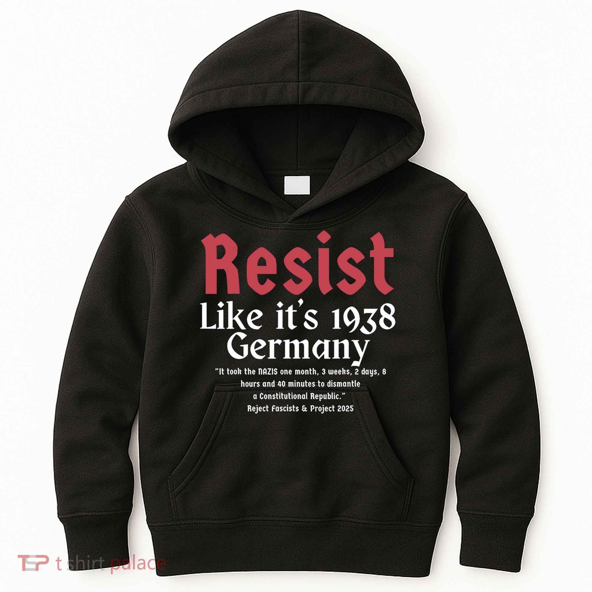 Resist Like It's 1938 Germany Kids Hoodie
