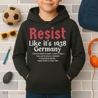 Resist Like It's 1938 Germany Kids Hoodie thumb 2