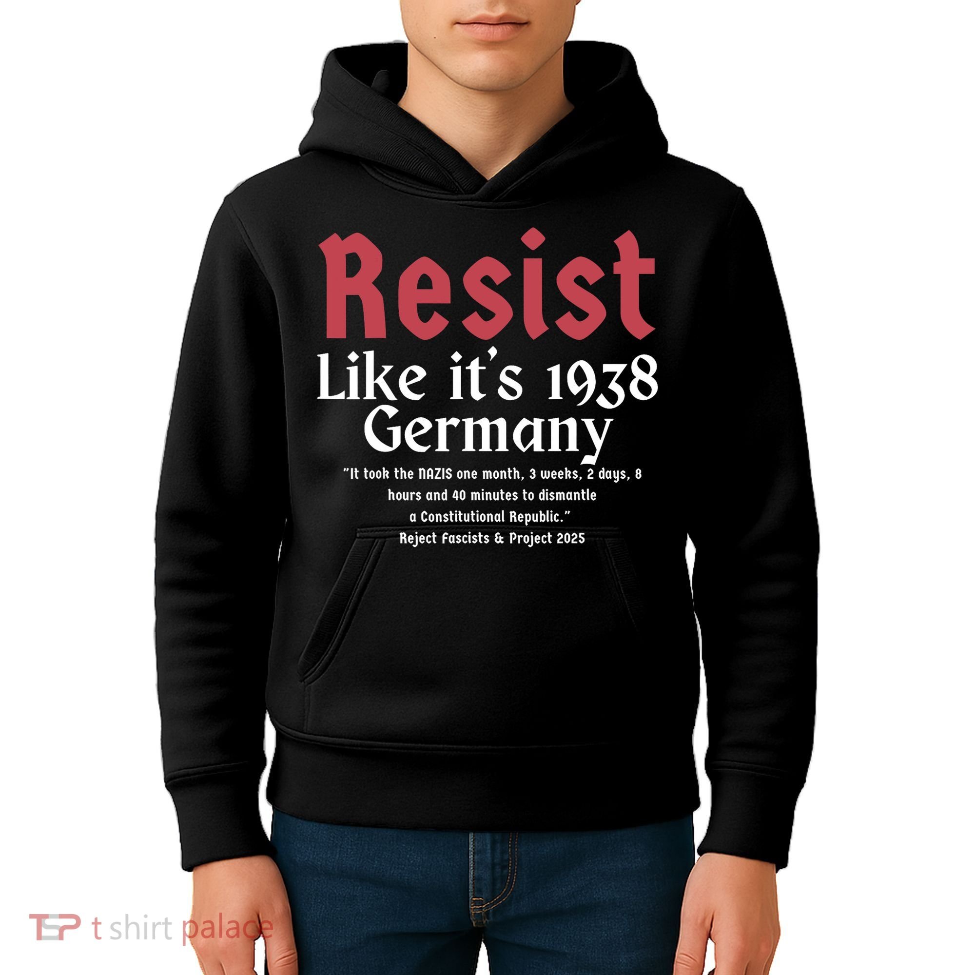Resist Like It's 1938 Germany Kids Hoodie