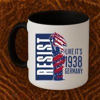 Resist Like Its 1938 Germany Reject Fascists  Project Coffee Mug thumb 2