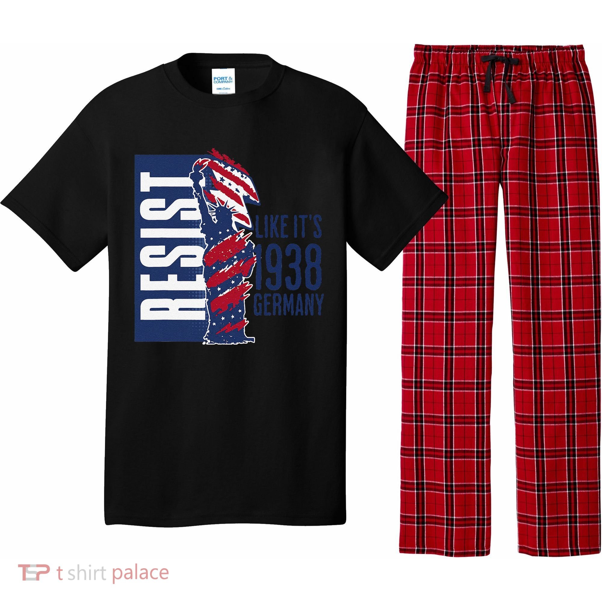 Resist Like Its 1938 Germany Reject Fascists  Project Pajama Set