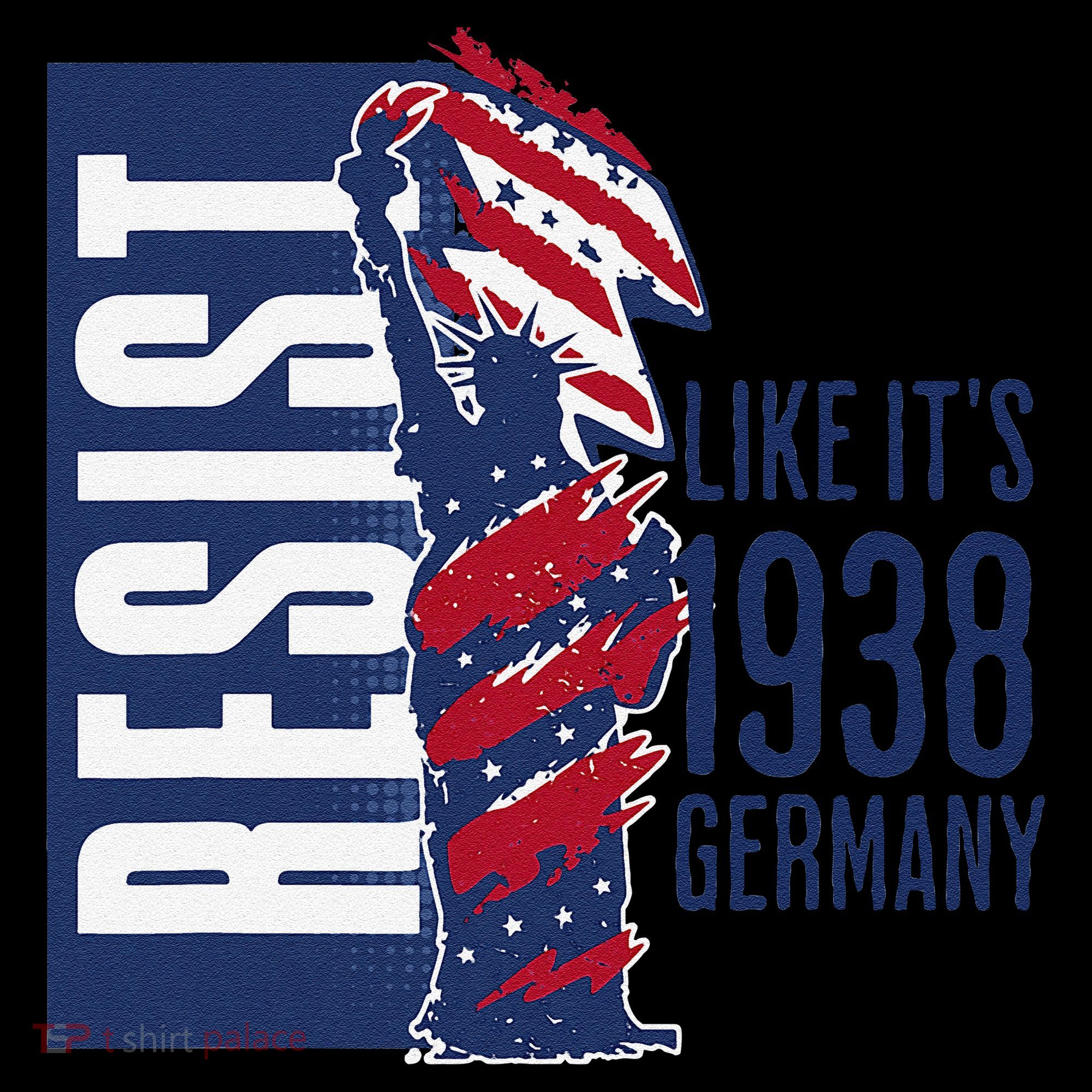 Resist Like Its 1938 Germany Reject Fascists  Project Women's Hoodie