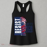 Resist Like Its 1938 Germany Reject Fascists  Project Women's Tank Top thumb 3