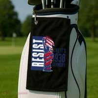 Resist Like Its 1938 Germany Reject Fascists  Project Golf Towel thumb 2