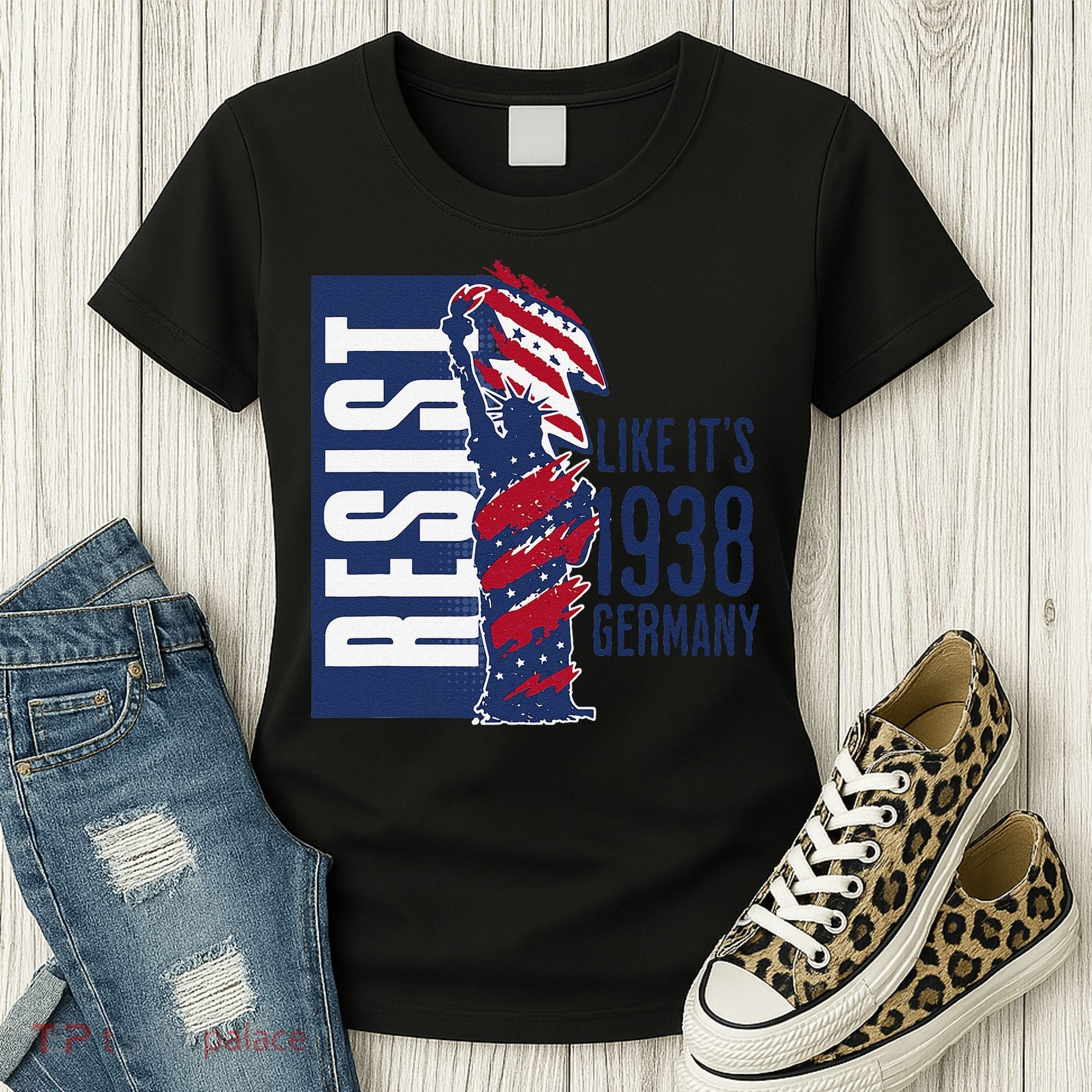 Resist Like Its 1938 Germany Reject Fascists  Project Women's T-Shirt