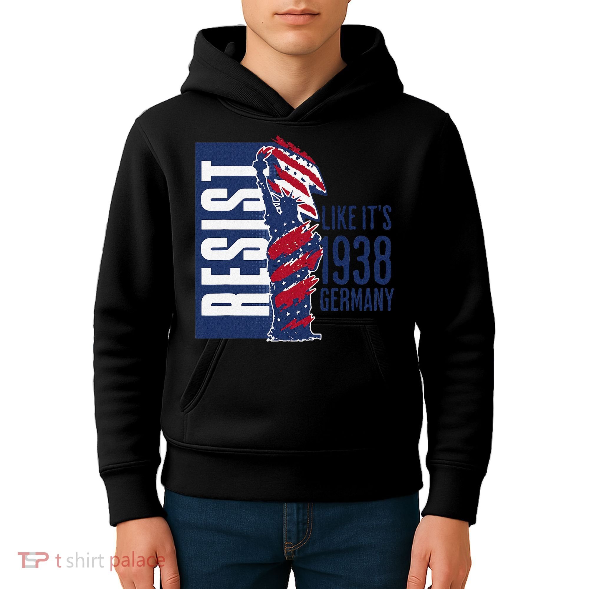 Resist Like Its 1938 Germany Reject Fascists  Project Kids Hoodie