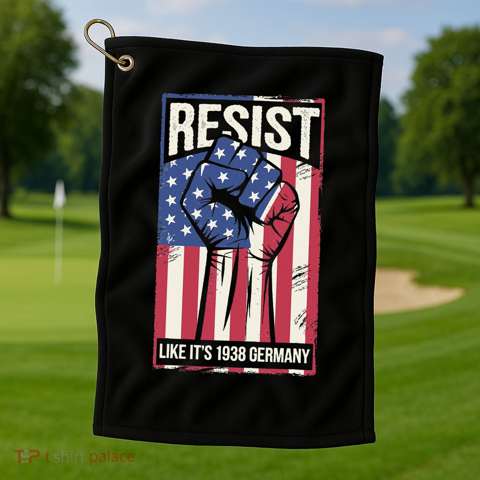 Resist Like Its 1938 Germany Golf Towel