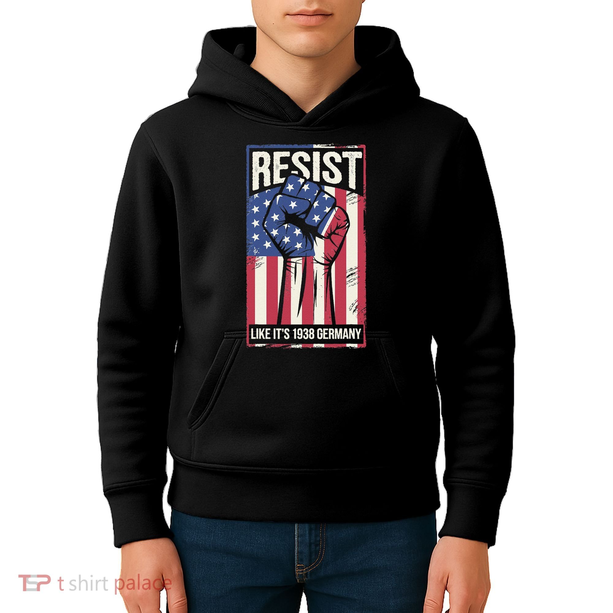 Resist Like Its 1938 Germany Kids Hoodie