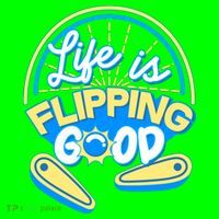 Retro Life Is Flipping Good Pinball Game Fan Long Sleeve Shirt thumb 2